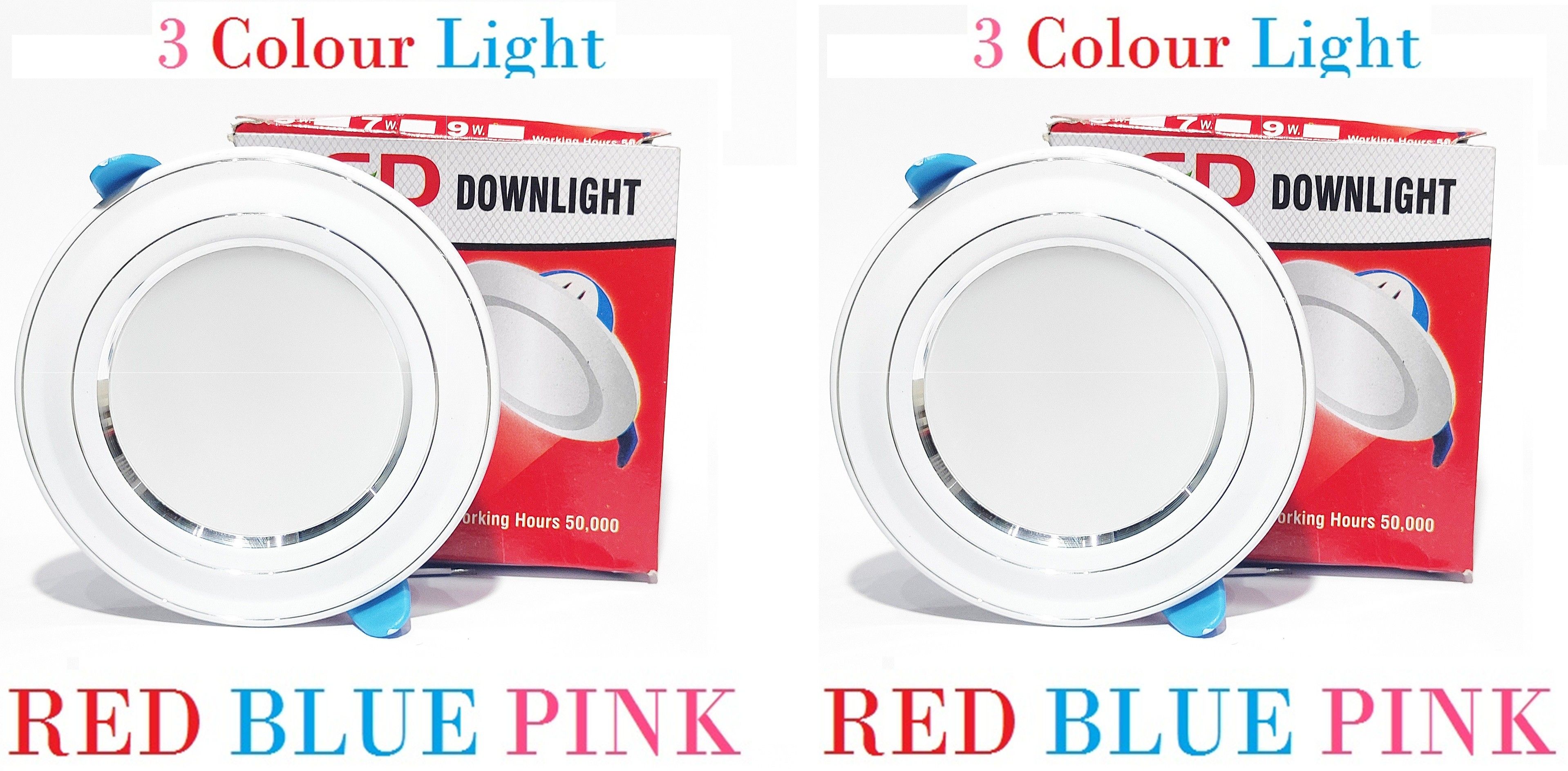 9 WATT 3 COLOUR IN 1 CEILING LIGHT PACK OF 2 Recessed Ceiling Lamp Recessed Ceiling Lamp-image-14