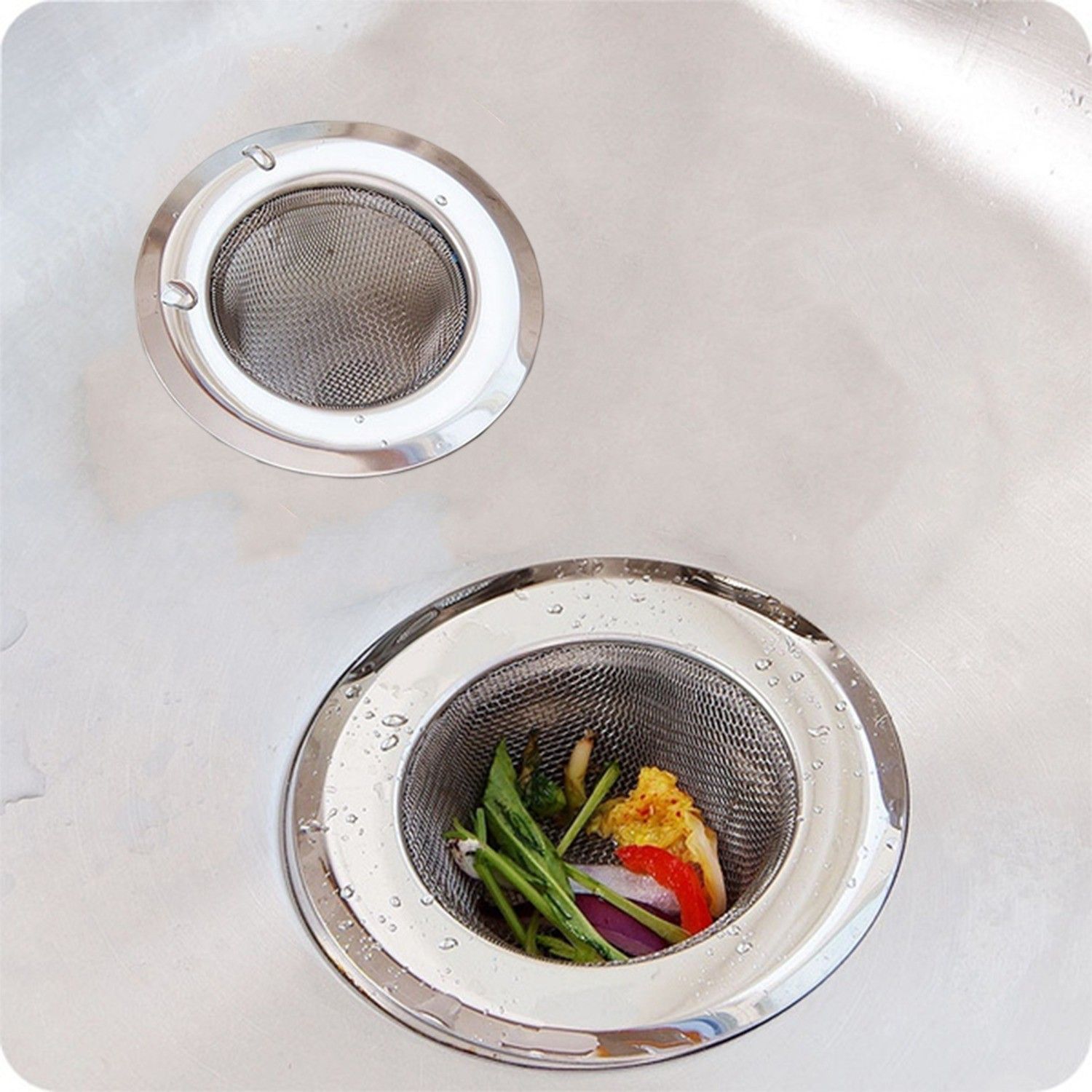 velofeil Basin Stainless Steel Push Down Strainer-picture-18