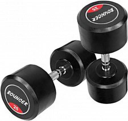 25.056 kg Set Of 25KGX2 High Quality Rubber Professional Bouncer Home Gym Combo-image-49