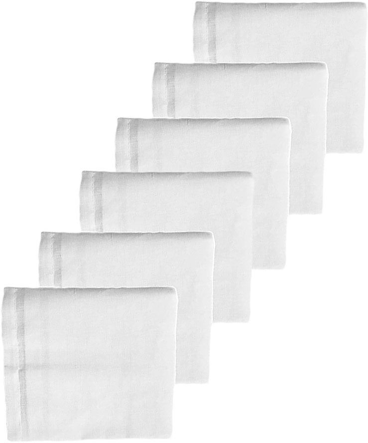 UPAREL Premium Cotton Handkerchief for Men - White ["White"] Handkerchief-picture-10