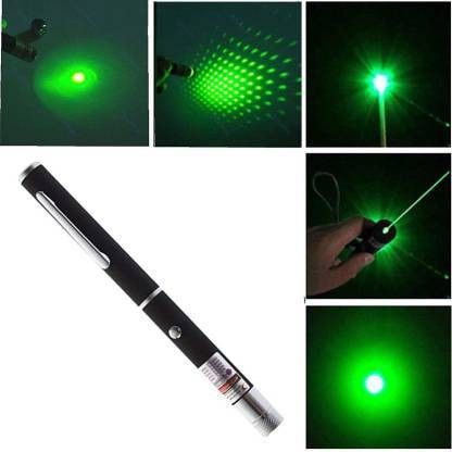 JMALL Green Laser Pointer Pen Beam with Stylish Disco Light (320 nm, Green)-image-35