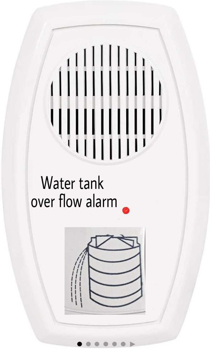 AJ Water Over Flow Tank Alarm - (Dull White) Wired Sensor Security System image 1