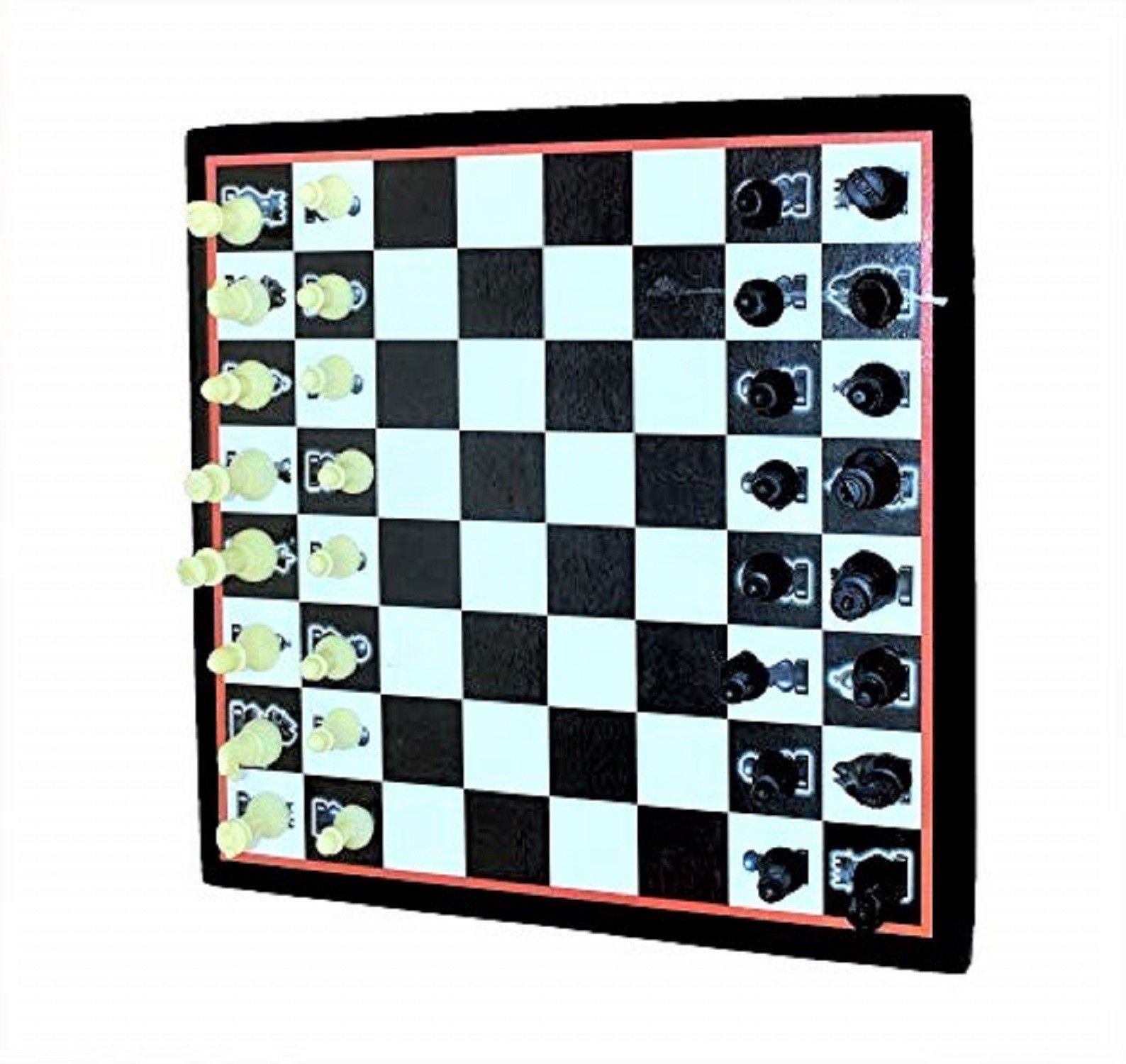 2 in 1 Chess board with Ludo, 12 inches, ludo and Chess coins 2 cm Chess Board