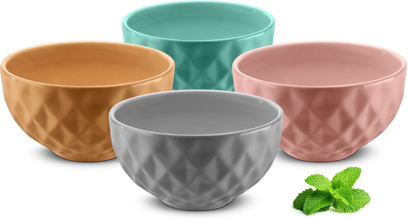Ceramic Serving Bowl Urban Chef Prism Ceramic Handcrafted Shine Matte - Ceramic Bowl Set - Microwave Safe Salad/ Soup/ Cereal/ Serving Bowl Ideal For Self Use Or Gift for Friends, Anniversary, Birthday Ceramic Serving Bowl-image-1