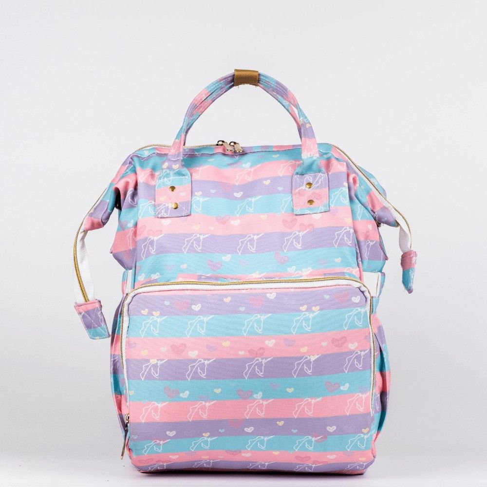 haus & kinder Art on Canvas Chic Diaper Bag Backpack for New Moms (Color Splash) Diaper Bags-picture-19