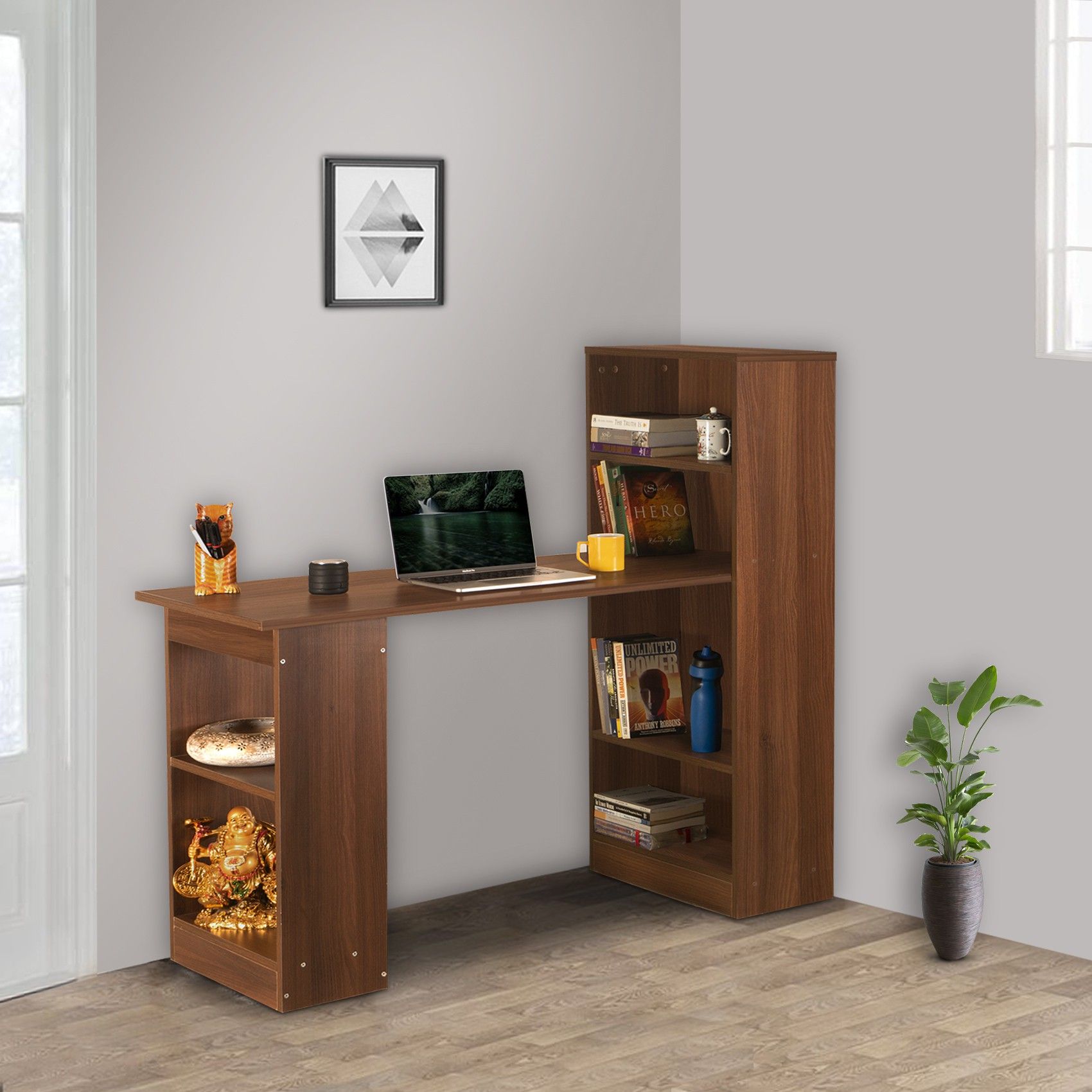 Bliss Engineered Wood Study Table-image-22