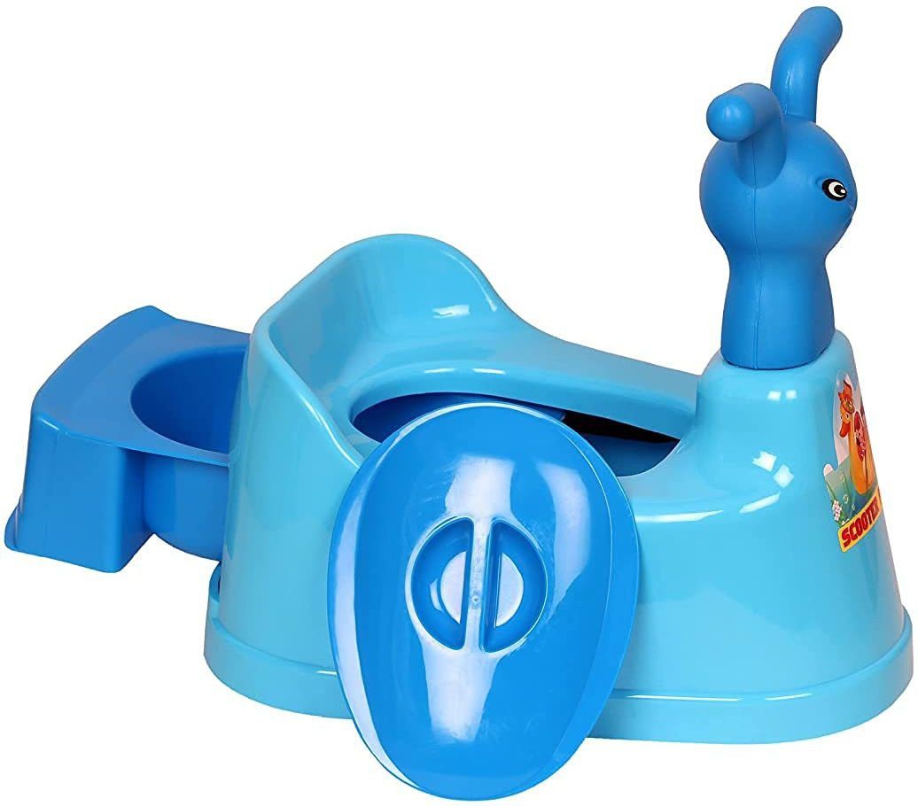 Potty Toilet Trainer Seat/Chair with Lid and High Back Support for Toddler Boys Girls (Age 7 Months to 3 Years) (Red) Potty Box