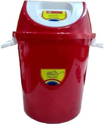 New 360 Degree Rotate Swing Bucket ( 25 L ) Plastic Dustbin-image-11