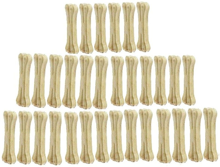 Pet treat And accessories Digestible Calcium Press Bone 6 inch Chicken Dog Chew-image-15