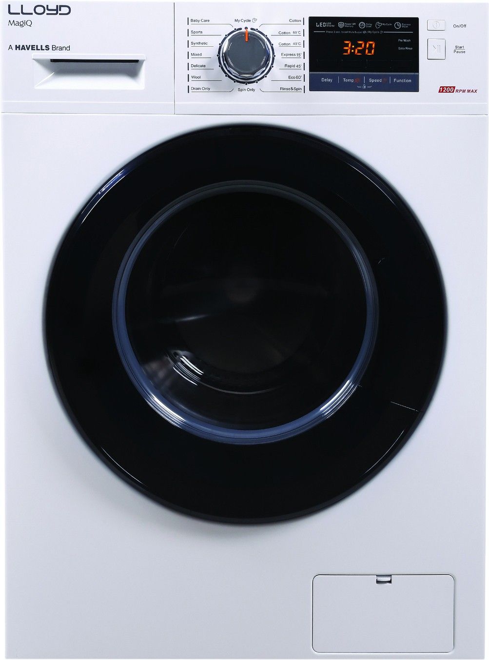 lloyd by havells 7 kg with 16 Wash Programs, 90� C Self Cleaning & high-Speed Spinning Fully Automatic Front Load with In-built Heater White-picture-19