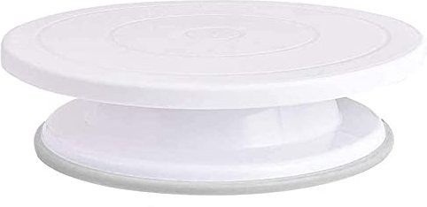 Plastic Cake Decorating Turntable Stand, 28cm, White Plastic Cake Server-image-33