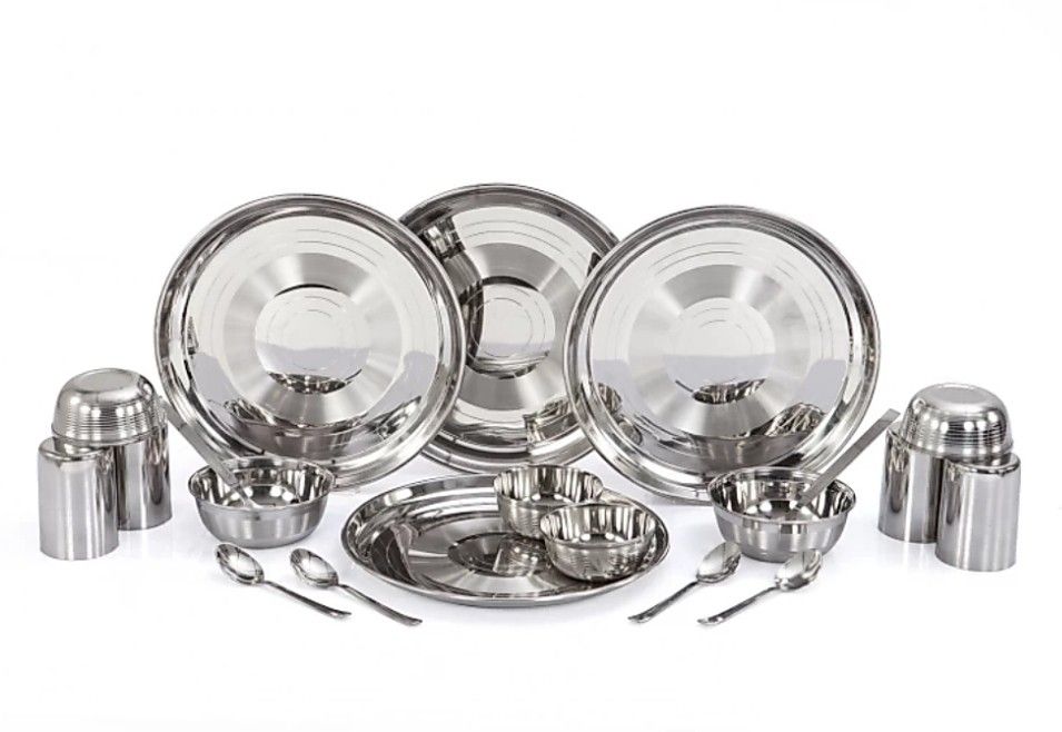 Pack of 20 Stainless Steel Dinner Set-image-31