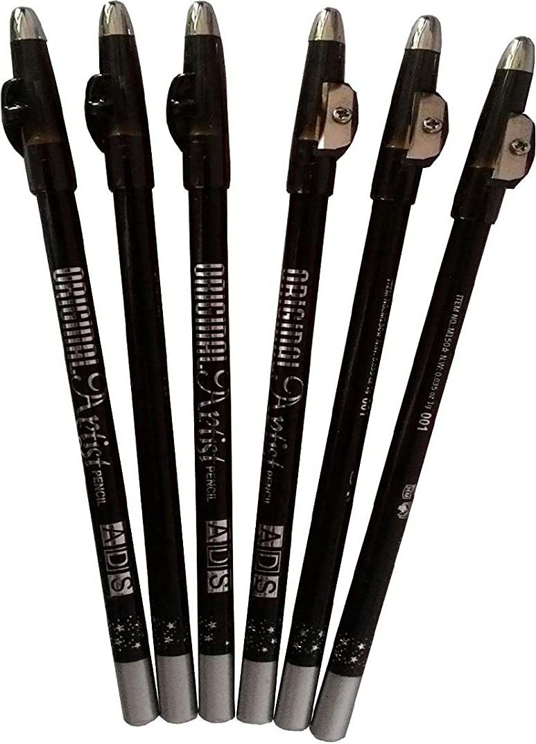 pmw Eyebrow Pencils - ADS Makeup Artist Pencil - Eyeliner Pack of 12-picture-1