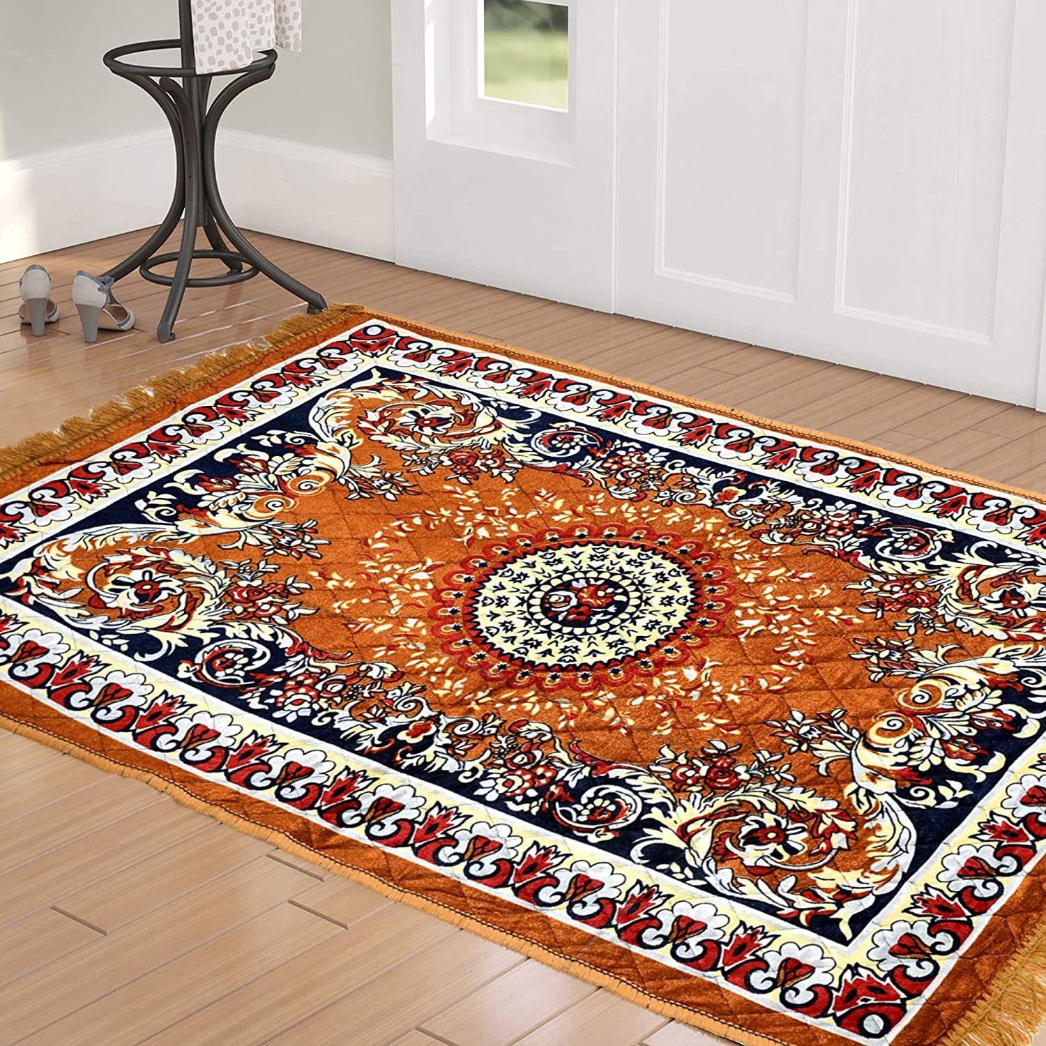 rrc Multicolor Velvet Area Rug-picture-11