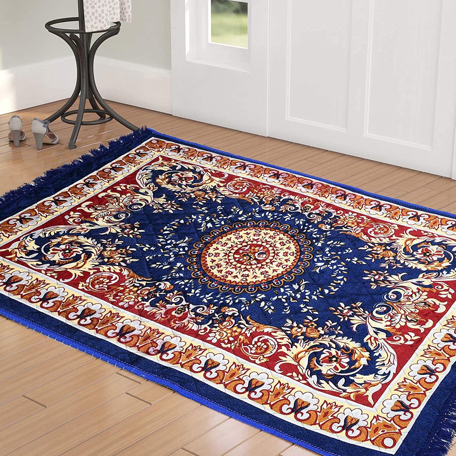 Blue Velvet Area Rug-image-47