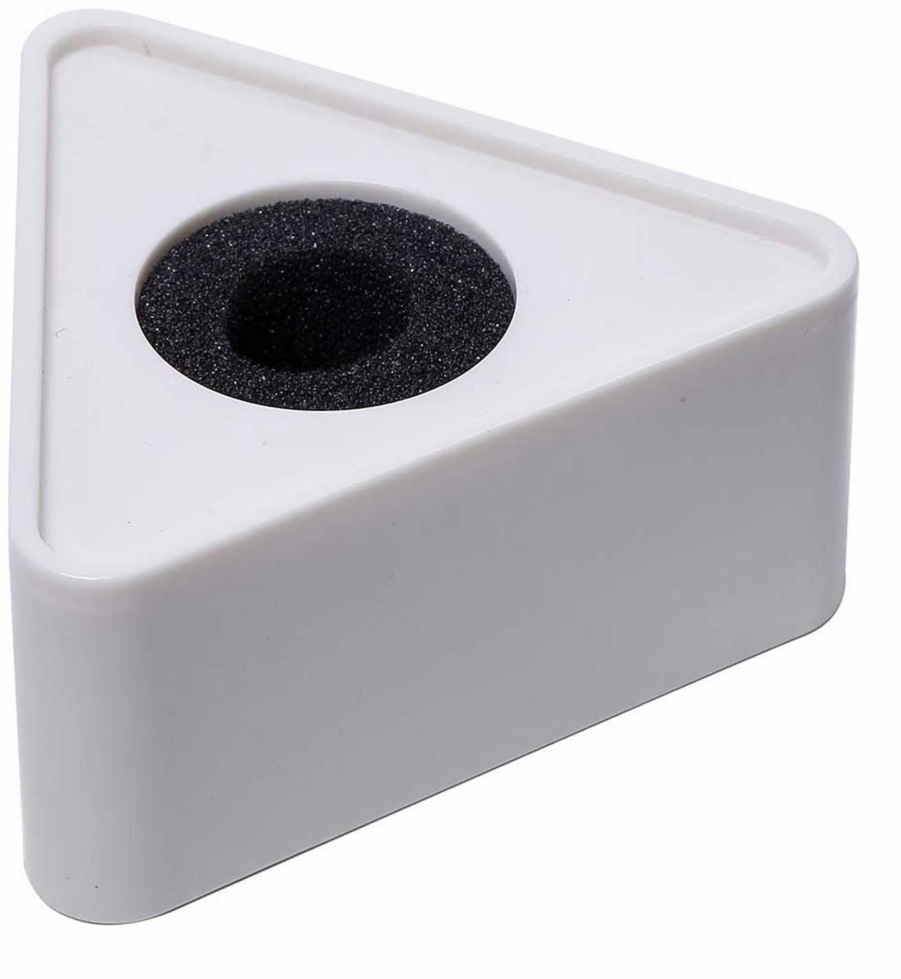 Portable ABS Injection Molding Triangular Interview Mic Microphone Logo Flag Station Portable ABS Injection Molding Triangular Interview Mic Microphone Logo Flag Station-image-12