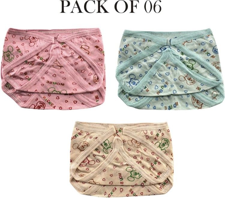 kogar All New Printed Cotton Hosery Tikoni Langoti Reuse Nappy Washable For New Born Baby-picture-17