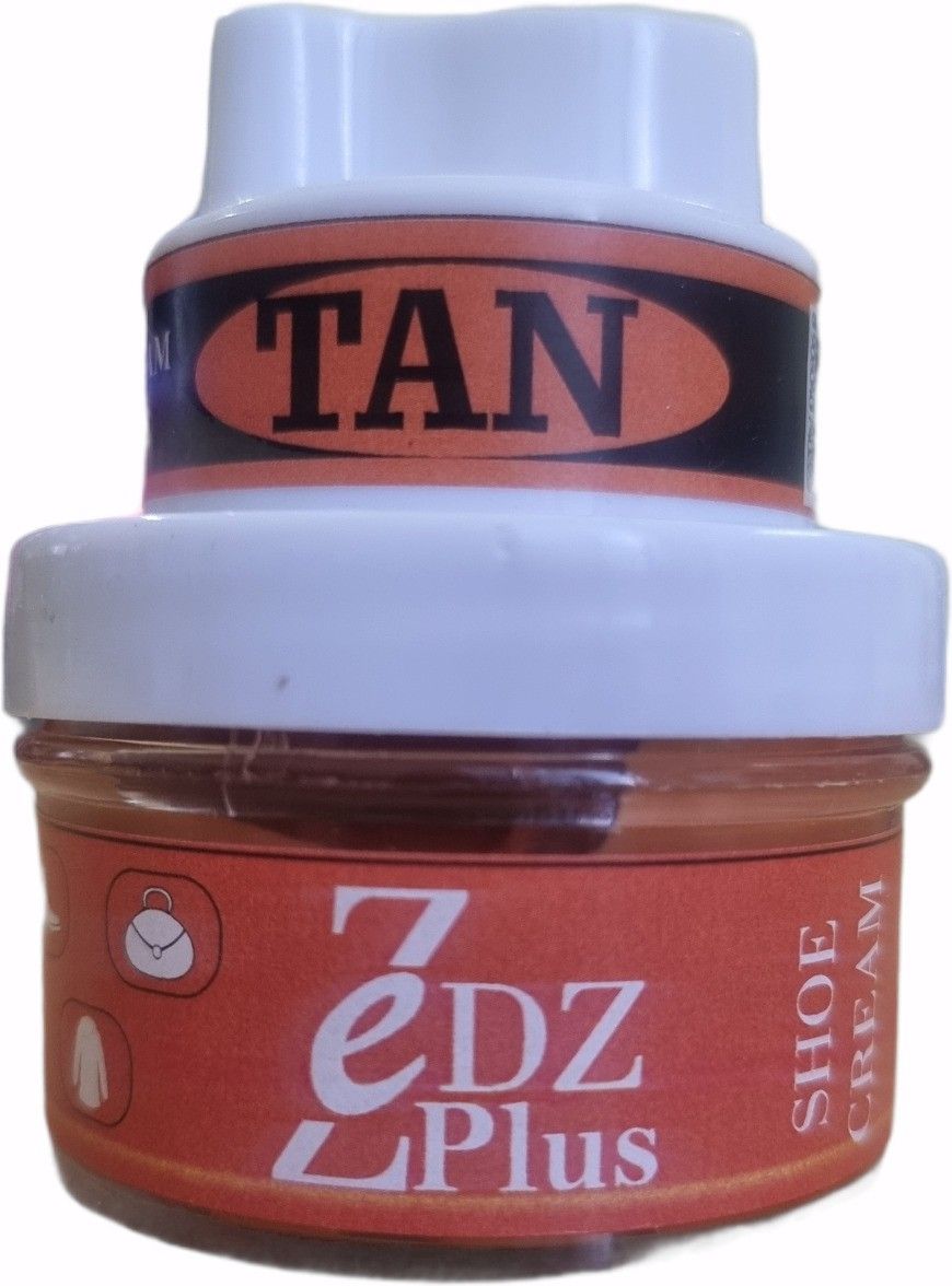 Zedz Leather Shoe Cream 60gms TAN Leather, Synthetic Leather, Patent Leather Shoe Cream-image-6