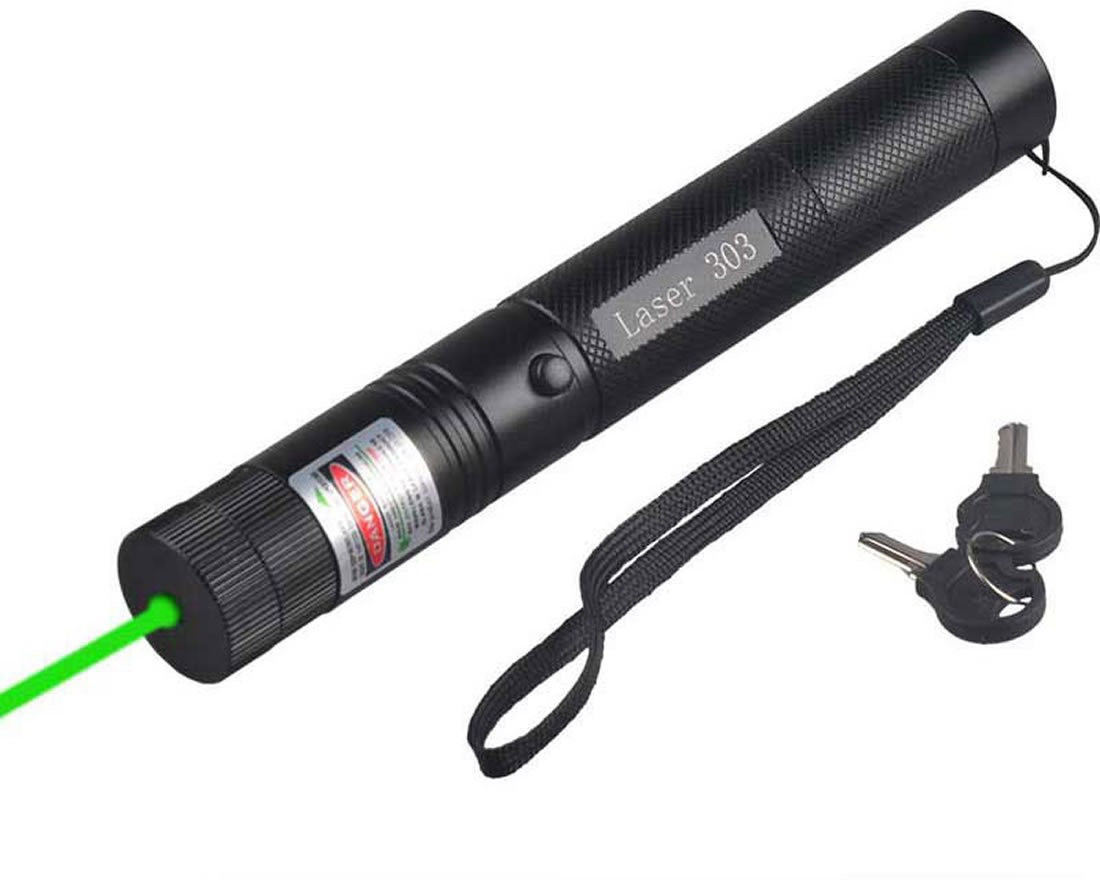InfraHive Star Green 5 in 1 Presenter Powerpoint Laser Disco Pointer Presentation Remote Pen W/Applications Pointer Laser Flashlight with Adjustable Cap (532 nm, Green) image 1