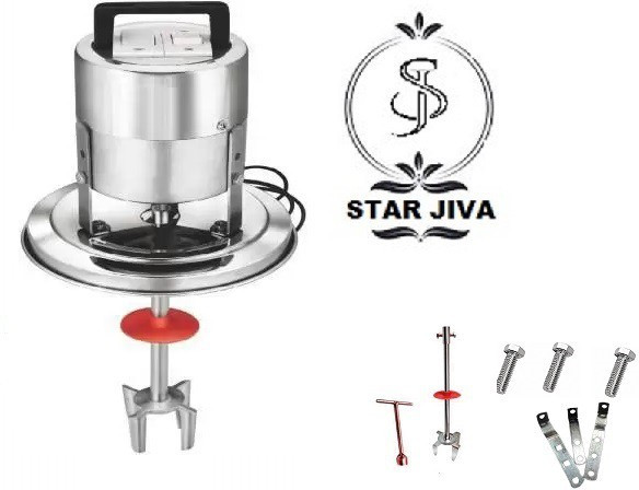 star jiva Heavy Duty Curd Butter Churner/Madhani/Lassi Machine 16 L With 2 way perculation attached with rat protected net and with extra accessories of rod phool Butter Maker Churn image 1