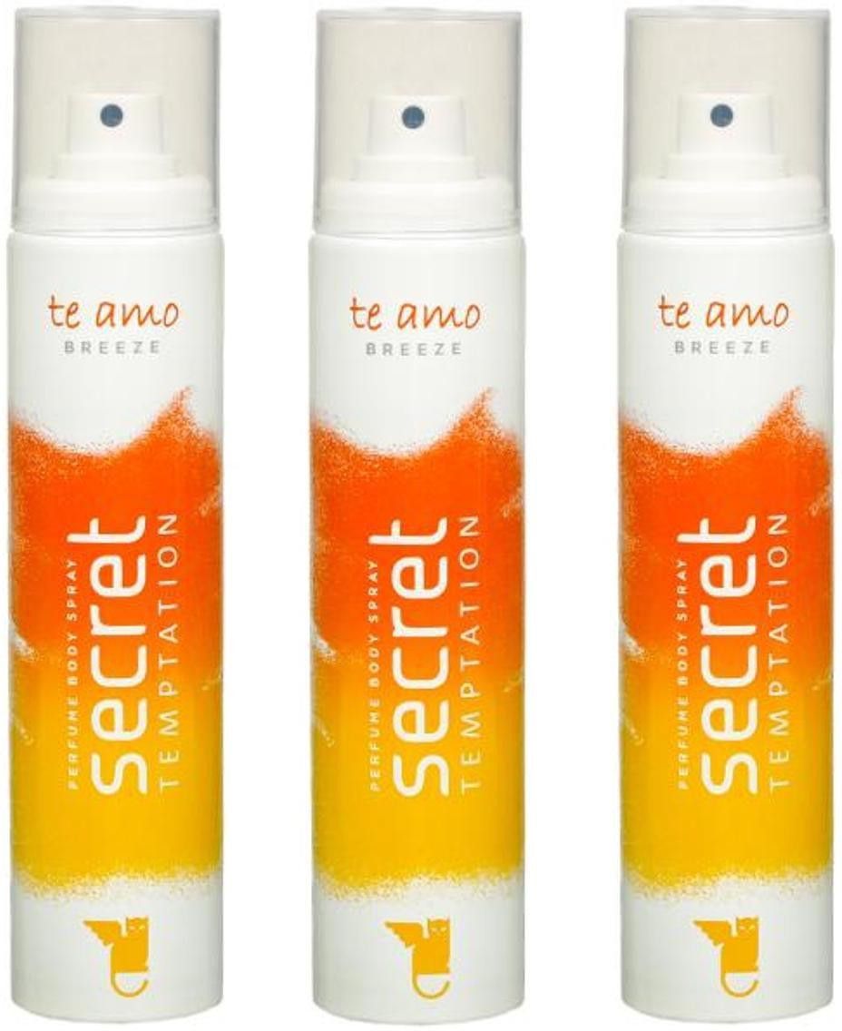Te Amo Breeze Perfume Pack of 3 Deodorant Spray-For Women-image-43