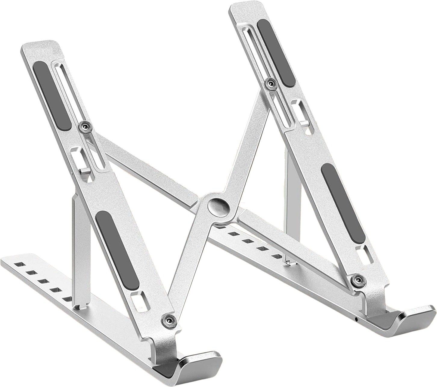 TEG laptop stand with adjustable folding Laptop Stand, Portable Laptop Mount, Adjustable Holder Riser, Ventilated Ergonomic Aluminum Notebook Stand, Compatible with MacBook Pro, Dell, Lenovo, HP Laptop Stand-image-4