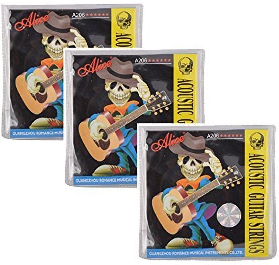 Acoustic PC A206 Guitar string Set (Pack of 3) Guitar String