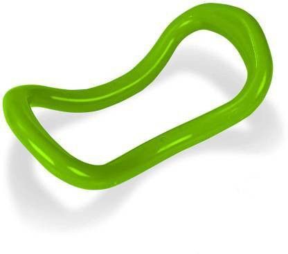 Yoga Ring Yoga Circle Stretch Ring Fascia Massage Workout Pilates Ring Fitness Home Gym Accessories, 23 x 12 cm (AR2369-GRN) Pilates Ring