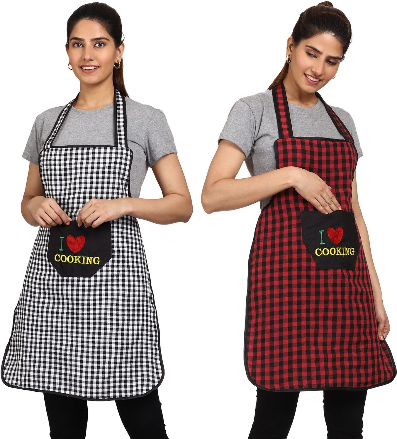 Cotton Chef's Apron - Free Size-image-6