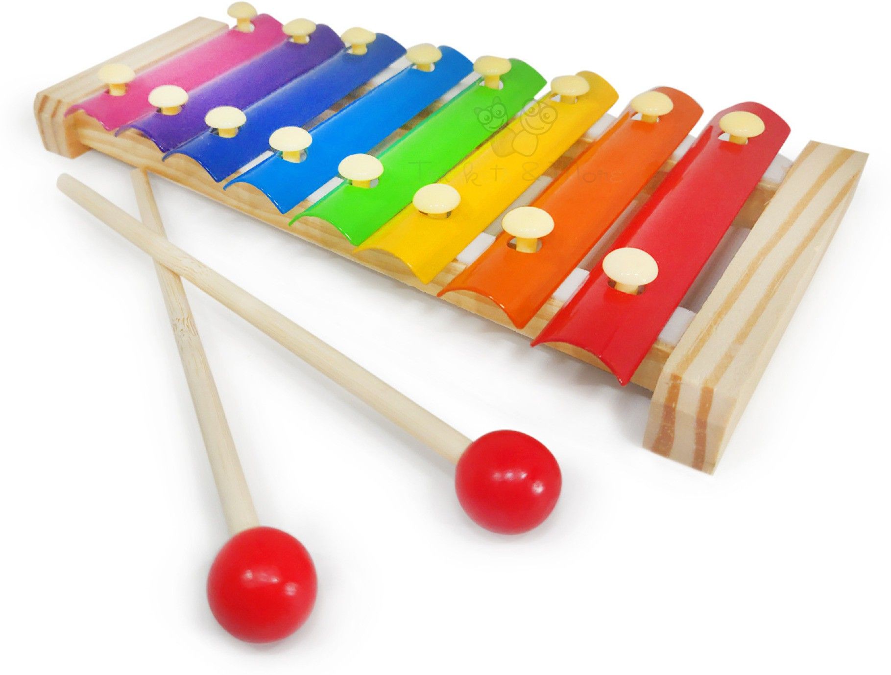 trinkets & more - Xylophone with 8 Nodes 2 Mallets | First Musical Sound Instrument Toy | Birthday Return Gift Toddlers 6 Months +-picture-28