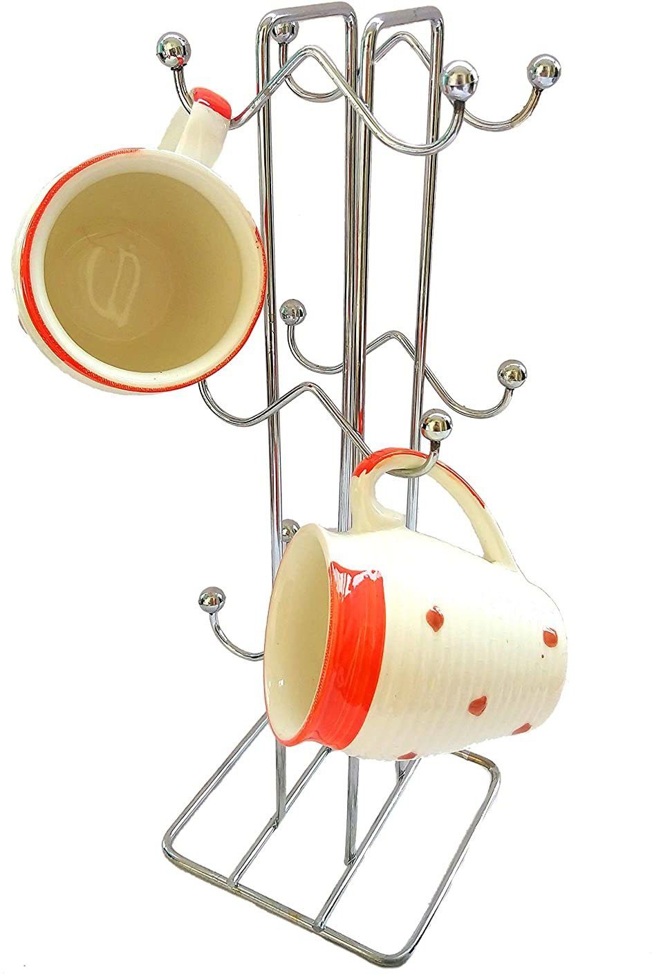 rbs New Quality Cup and Mug holder (only stand) Stainless Steel Glass Holder-picture-3