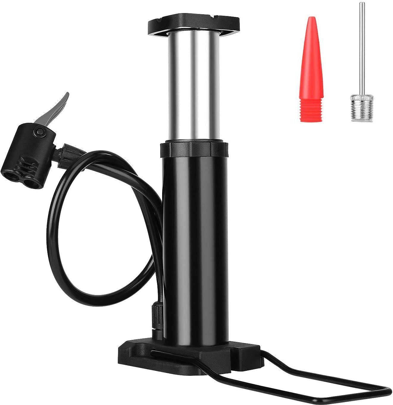 trendbit Portable Mini Bike Pump/Cycle Foot Pump Foot Activated Pressure 160PSI (Black) Motorcycle, Bicycle, Car, Basketball Pump, Ball Pump-picture-21