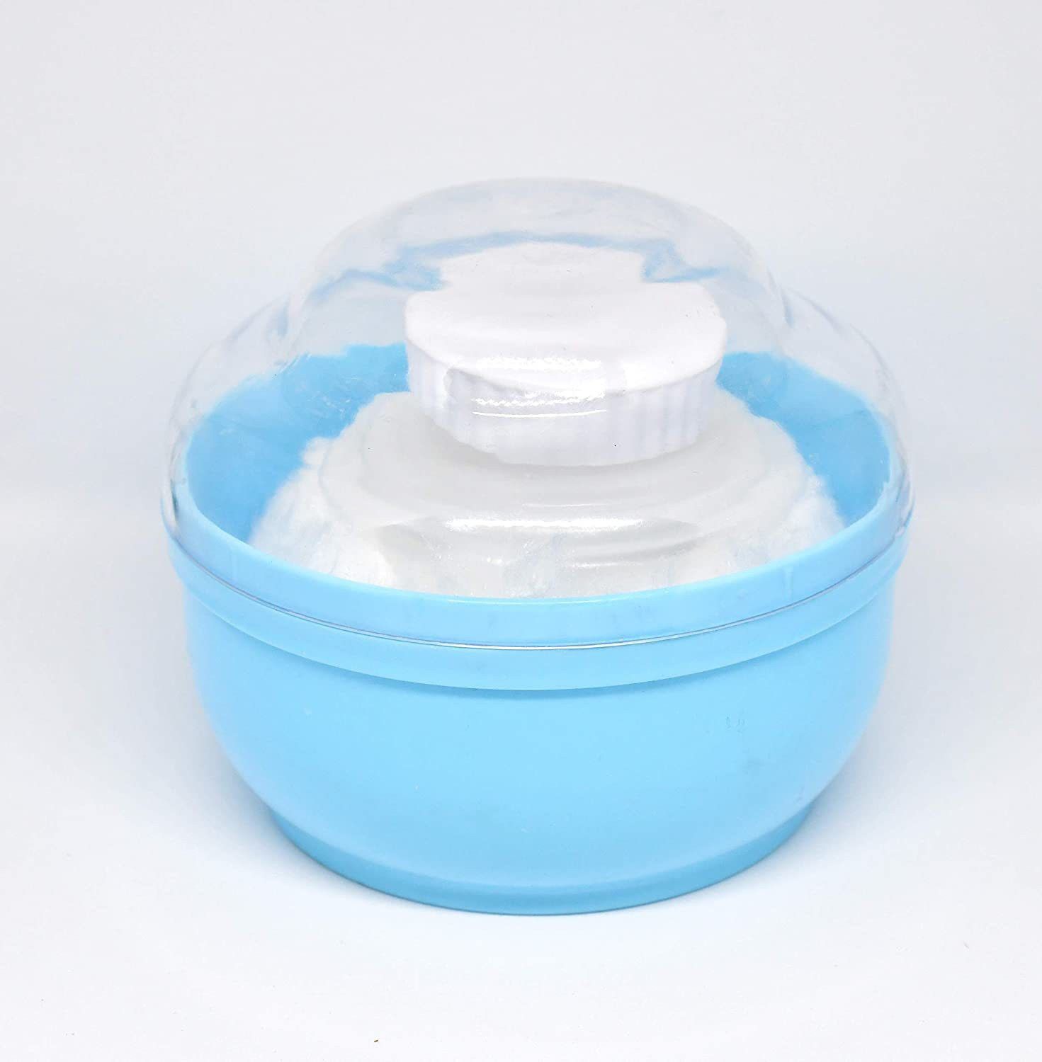 Portable Baby Skin Care Baby Powder Puff with Box Holder Container for New Born and Kids for Baby Face and Body