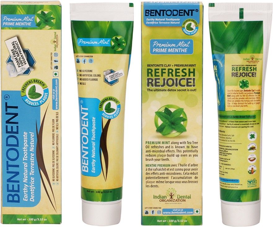 bentodent Premium Mint Pack Natural Toothpaste-picture-26