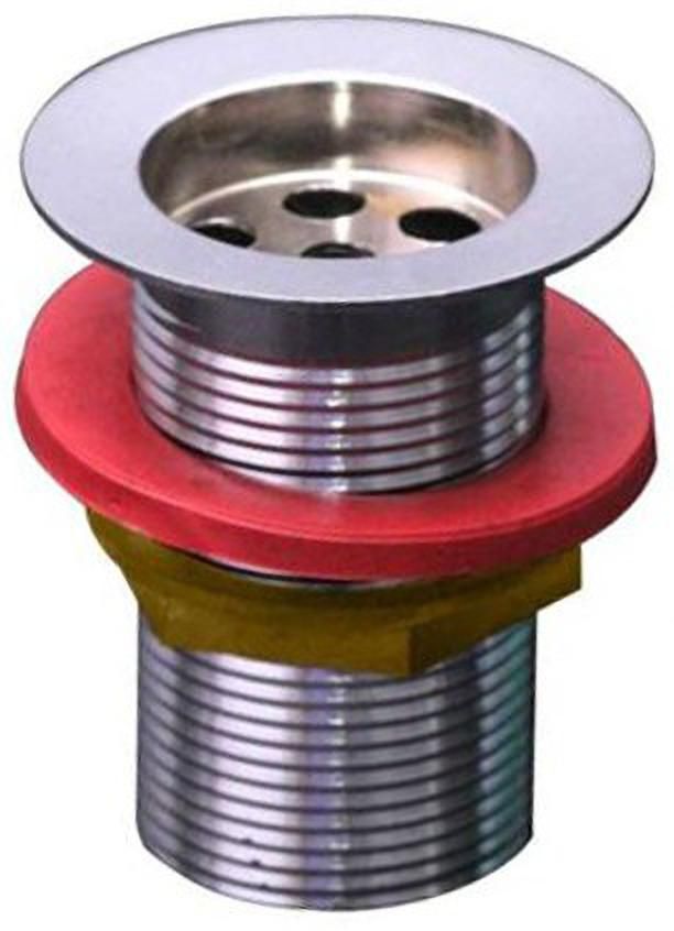 Premium Quality FULL THREAD Stainless Steel Waste Coupling For Wash Basin, Pack Of 1 Sink Plug