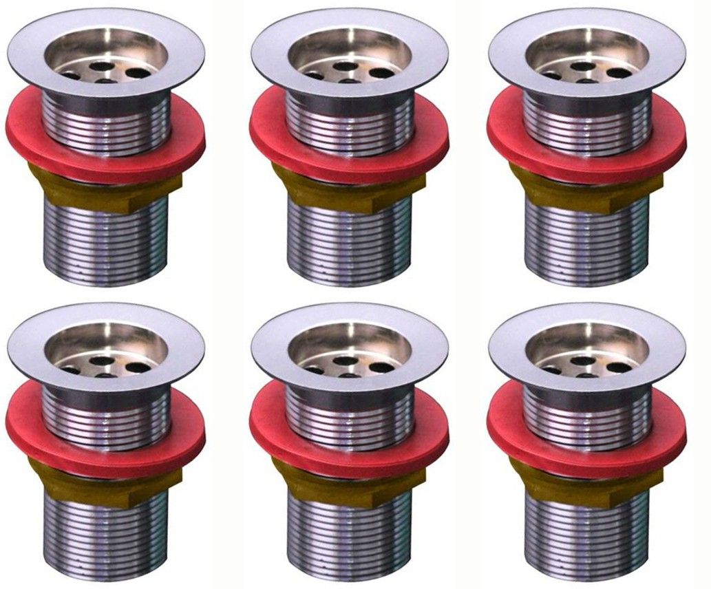 Premium Quality Stainless Steel 32 mm Full Thread Waste Coupling for Wash Basin Bathtub Sink Waste Coupling Pack of 6 Undermount Bathtub-image-27