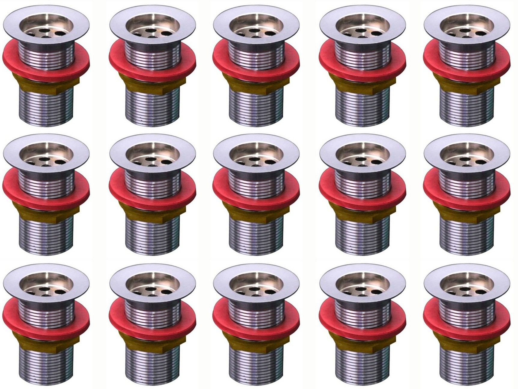 Premium Quality Stainless Steel 32 mm Full Thread Waste Coupling for Wash Basin Bathtub Sink Waste Coupling Pack of 15 Alcove Bathtub-image-25