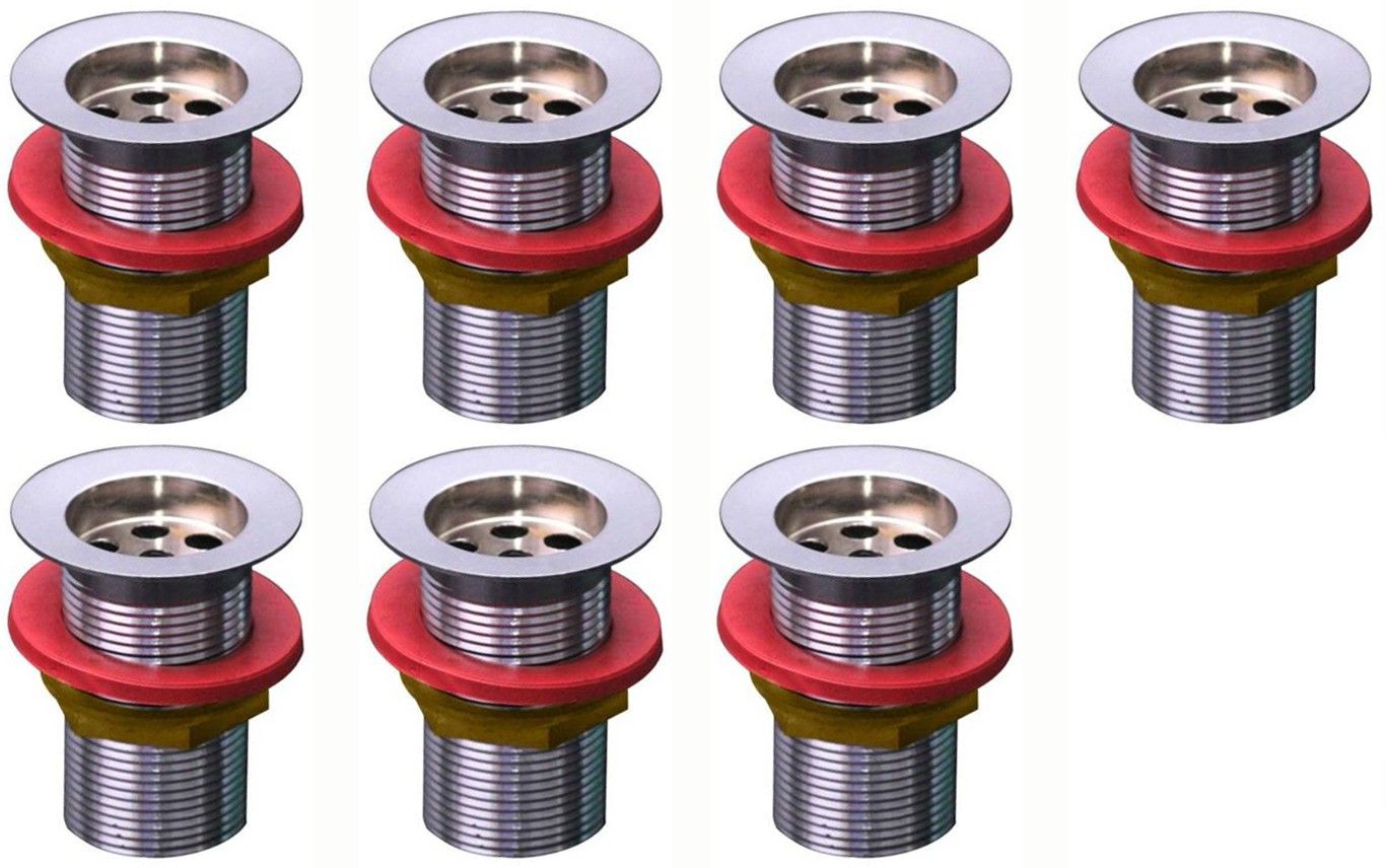 Premium Quality Stainless Steel 32 mm Full Thread Waste Coupling for Wash Basin Bathtub Sink Waste Coupling Pack of 7 Alcove Bathtub-image-26