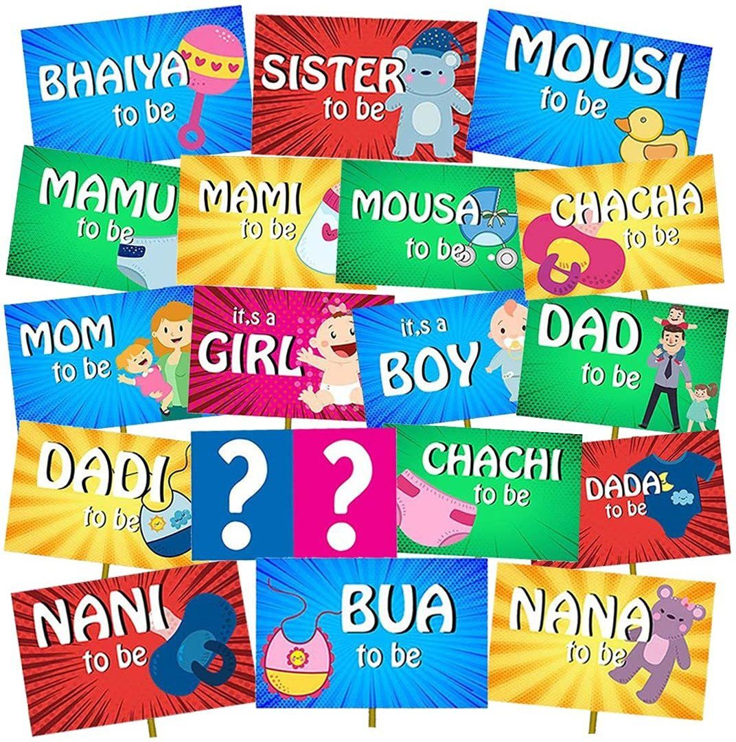 miss & chief by flipkart Baby Shower Party Decoration Kit / Baby Shower Decoration Items / Baby Shower Party Decoration / Baby Shower String Banner / Baby Shower Decoration Material-picture-32