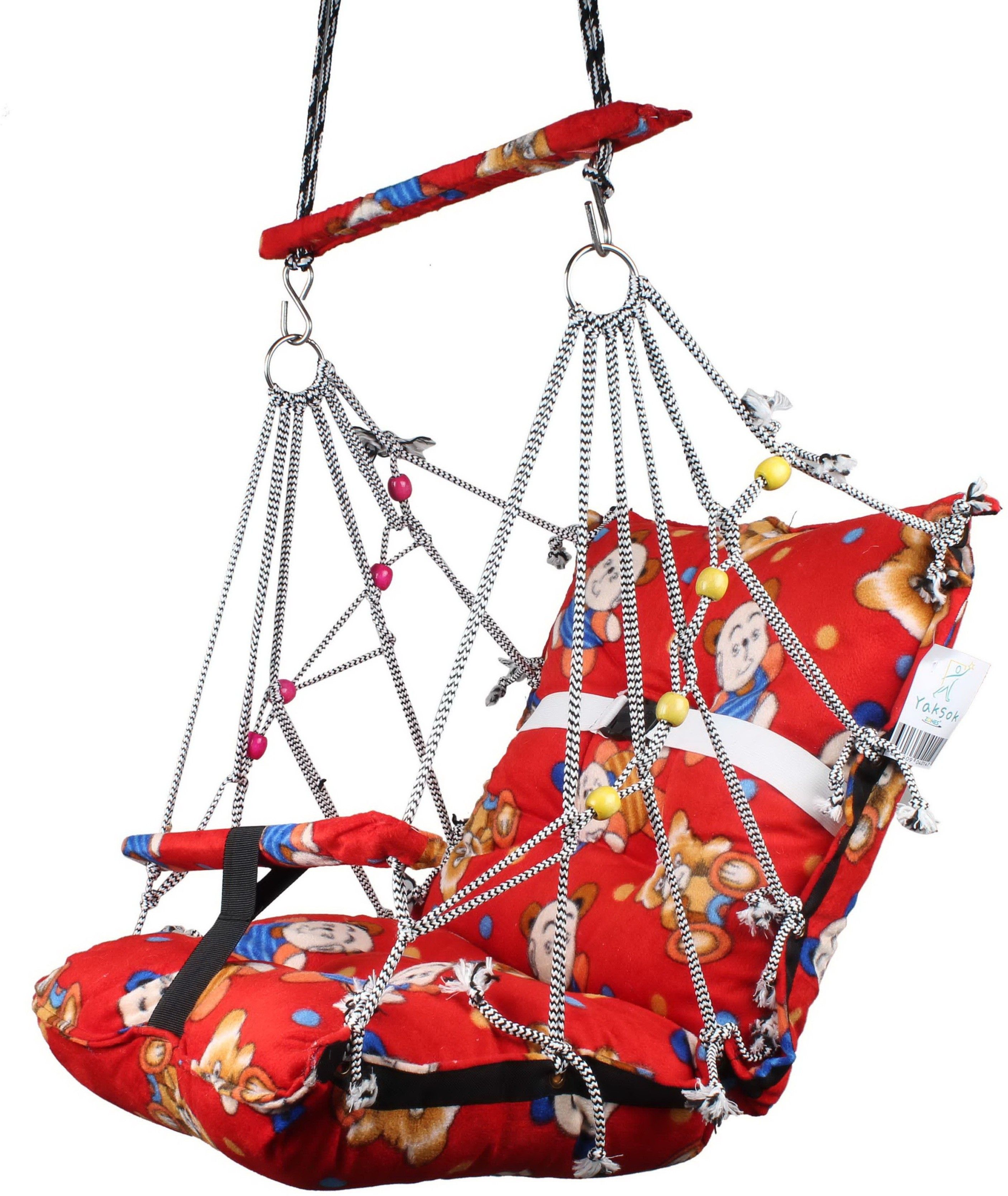 Cotton Swing Chair For Kids Baby's Children Folding & Washable 1-3 Years With Safety Belt-Indoor Swing For Kids | Baby Swing |Kids Product | Swing For Babies | Kids Swing | Swing For Baby-Kids Hanging Swings Swings