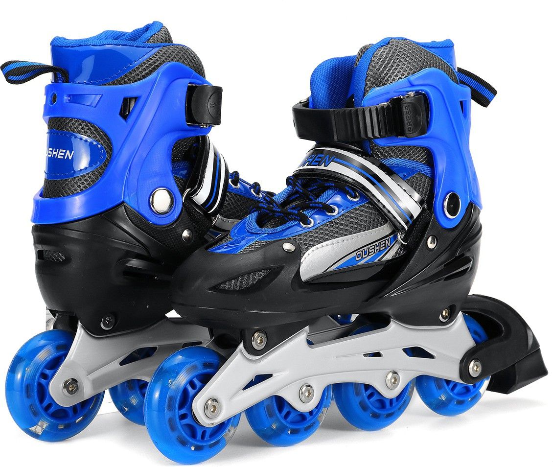 authfort Kids Adjustable Inline Skates In-line Skates - Size 38-42 UK-picture-20