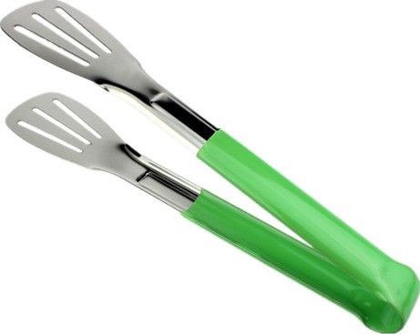 giffy ® (9 inch ) Clip Salad Ice Bread grasping tool Tong Beach Utensils BBQ Stainless Steel with Vinyal Coating Handle Kitchen tong 23 cm Utility Tongs-picture-18