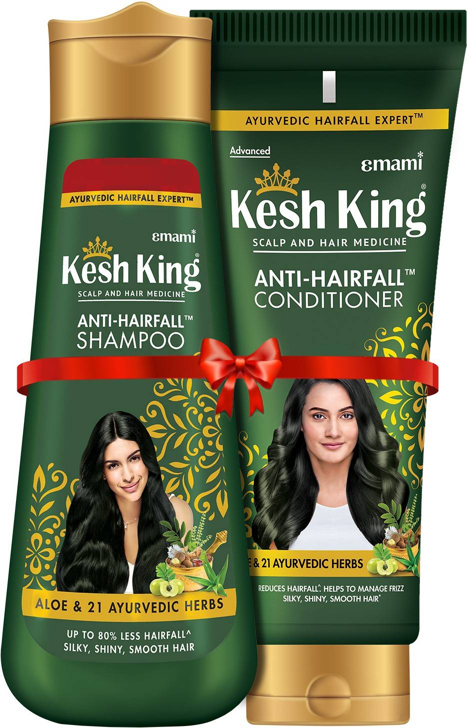 Kesh King Anti-Hairfall Shampoo 340 ml & Kesh King C