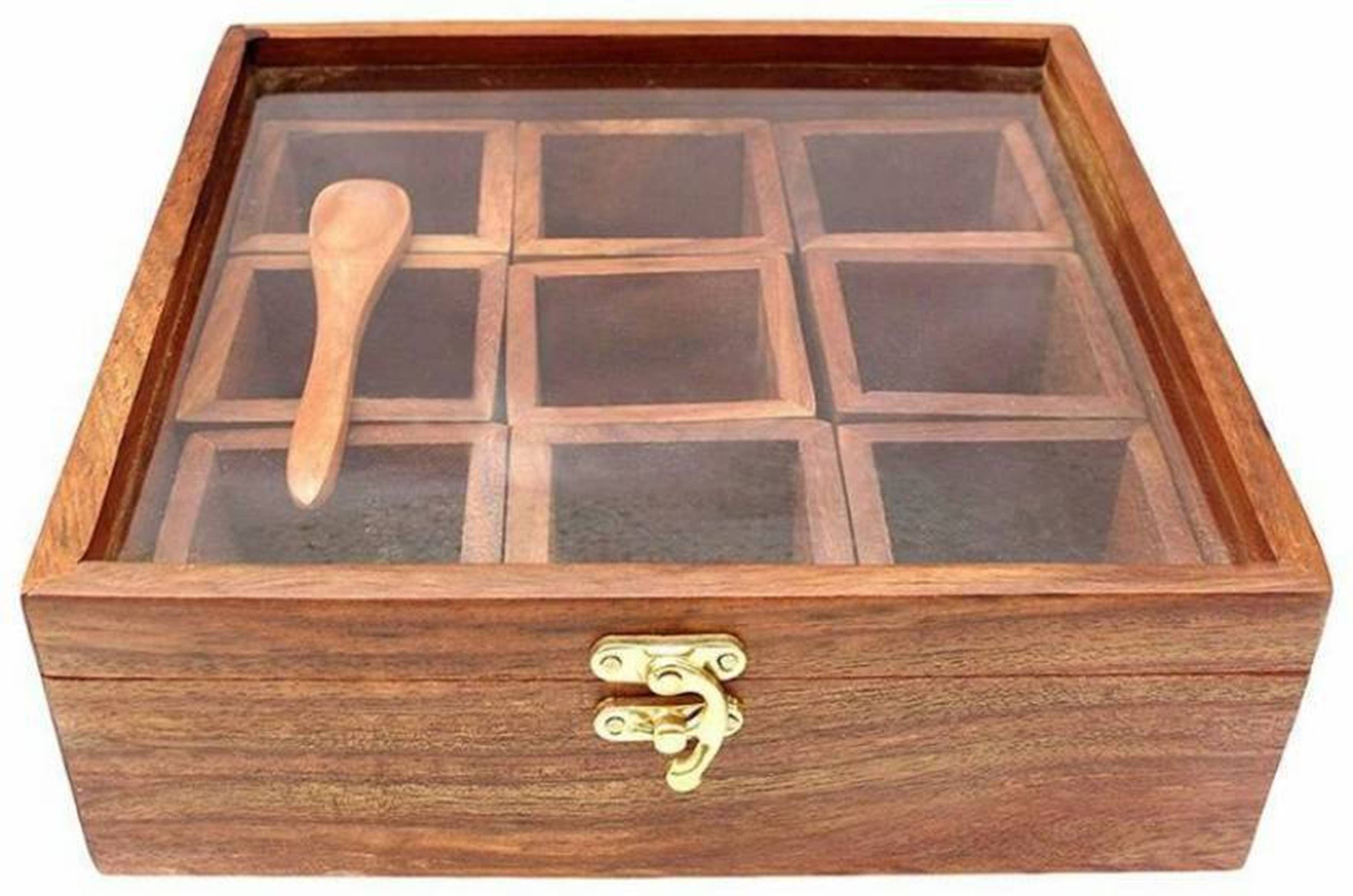 v r enterprises Spice Set Wooden-picture-29