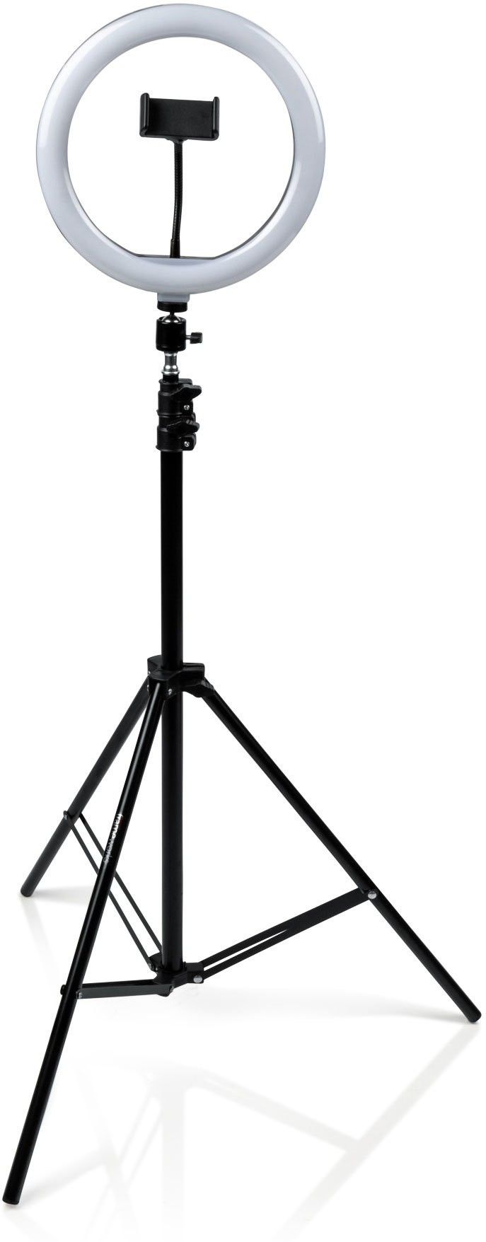 Treadmill Adjustable 10" inch LED Ring Light with 7 Ft Tripod Stand Combo and Phone Holder for YouTube, instagram Reels Photo-shoot Video Live Stream Makeup Videos vlogging Vigo Video Shooting | 3 color modes Dimmable Lighting | Recording with Mobile Phone and Camera Clip Setup Ring Flash Flash-image-36