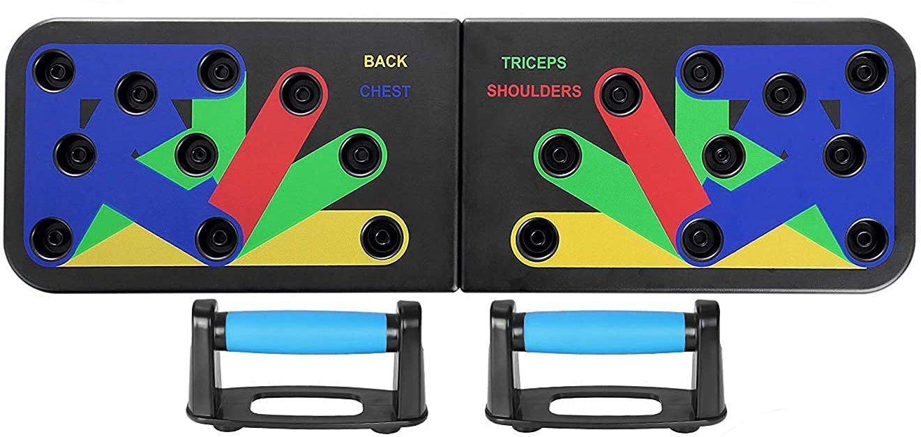 Push Up Board System - Body Building Muscle Board Multifunction Exercise Workout Training Press Up Board Equipment for Home Gym Fitness Fitness Accessory Kit Kit-image-39