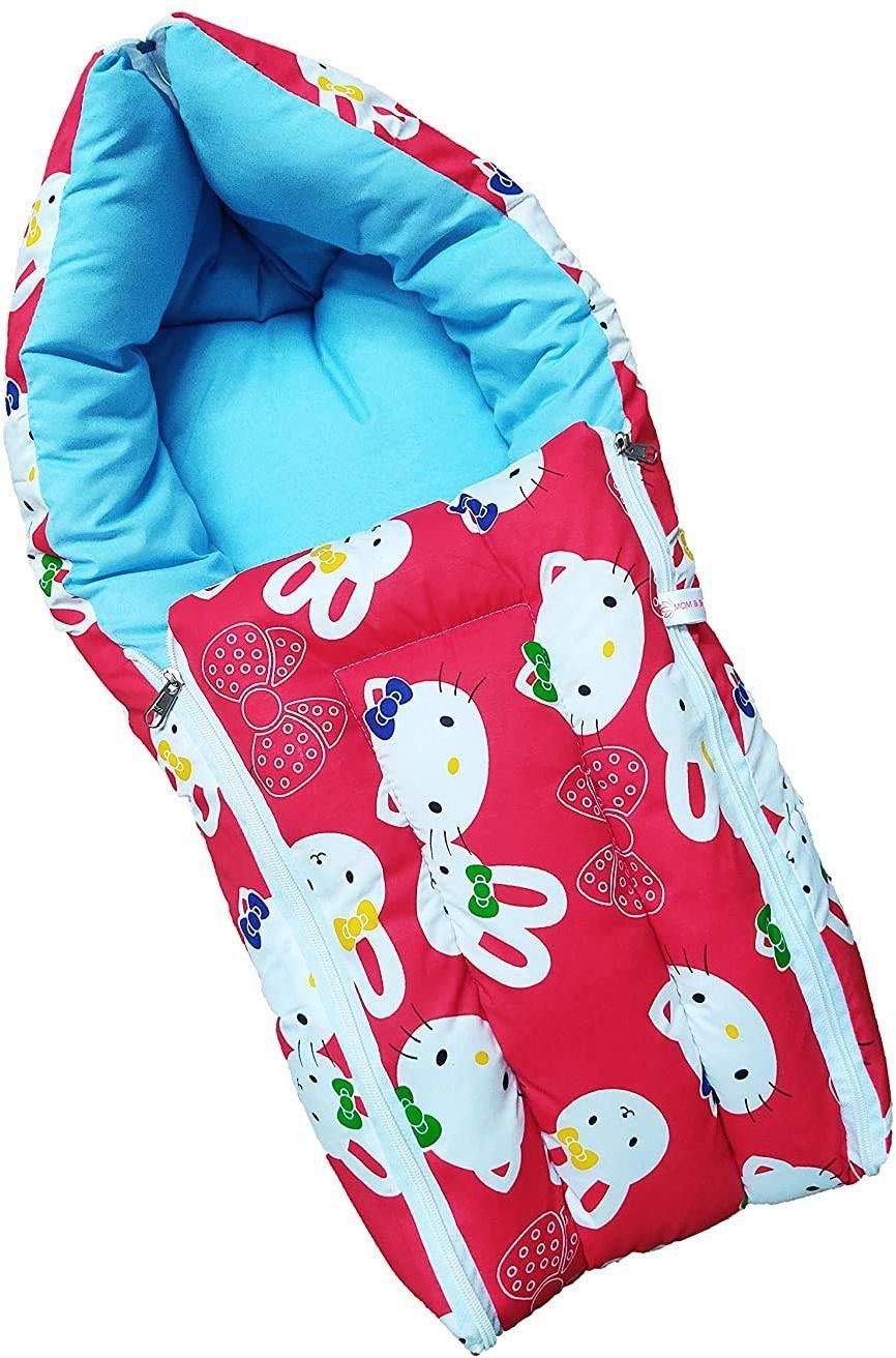 baby desire Cotton Baby Sleeping Bag/Carry Bag (0-3 Months) Soft & Comfort Sleeping Bag-picture-12