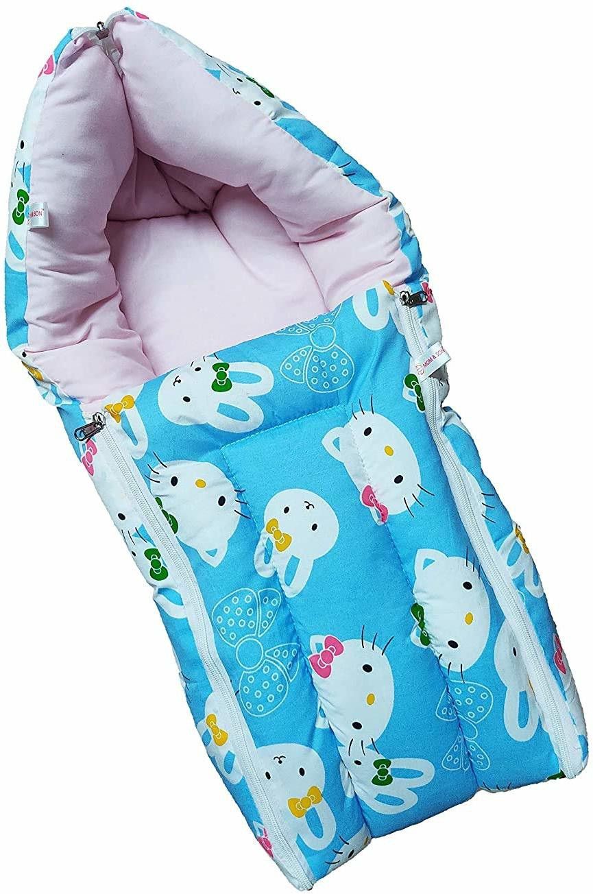 baby desire Cotton Baby Sleeping Bag/Carry Bag (0-3 Months) Soft & Comfort Sleeping Bag-picture-15