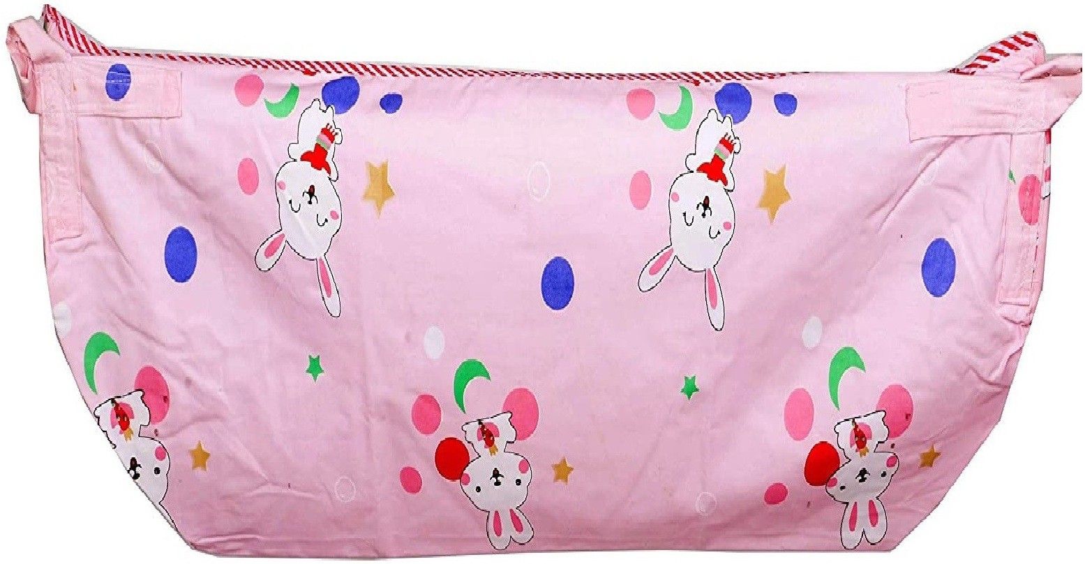 Soft Cloth Flat Bed Baby Swing, Zoli, Cradle, Ghodiyu, Khoya, Palana, Hammock with Mosquito Net and Mattress with Pipe.-image-30