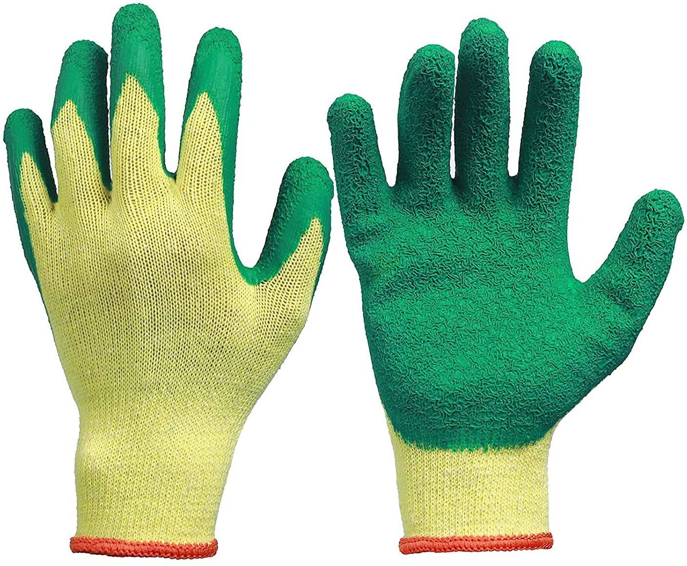 Green Yellow Nylon Anti C Use in Kitchen, Gardening, Agriculture, Construction etc Gardening Shoulder Gloveut Resistance Hand Gloves Gardening Shoulder Glove-image-26